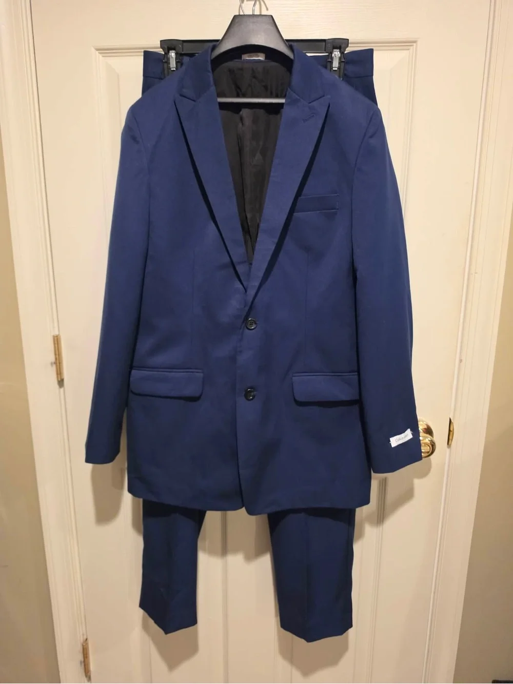 Calvin Klein Infinity Blue Kids Blazer wit Straight Leg Pants size 20 NWT